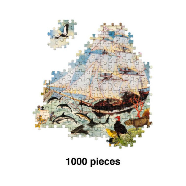The Voyage of HMS Beagle 1,000pc Jigsaw Puzzle