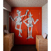 Dancing Large Scale Paper Skeletons