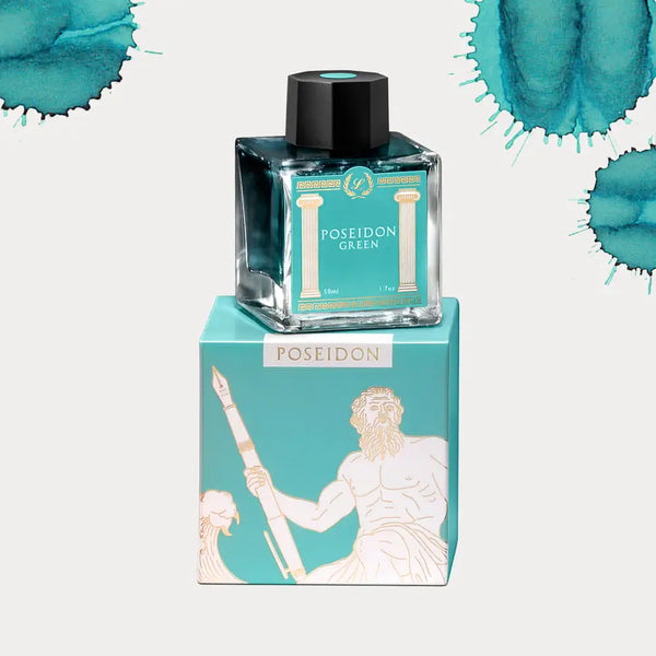 Poseidon Fountain Pen Ink | Greek Mythology Series