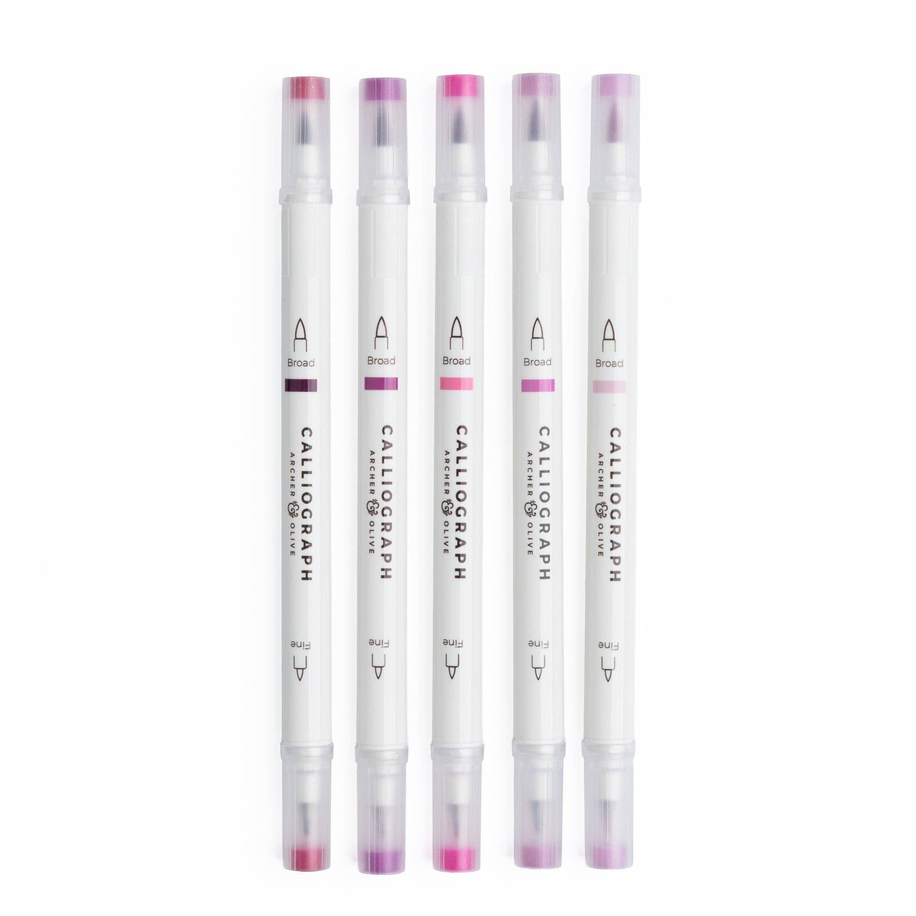 Fuchsia Hues Pen Sets | Acryolgraphs or Calliographs