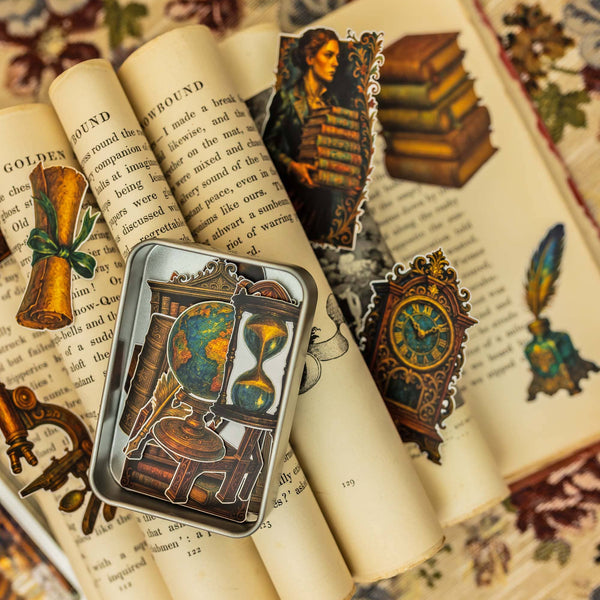 {coming soon!} Library Sticker Tin Box