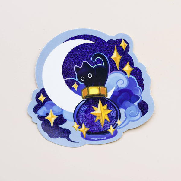 Deep Sky Ink Potion Holographic Vinyl Sticker