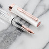White w/ Rose Gold Eco Fountain Pen