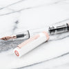 White w/ Rose Gold Eco Fountain Pen