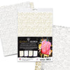 Cosmic Shimmer Gilded to Grunge Damask & Script Cardstock