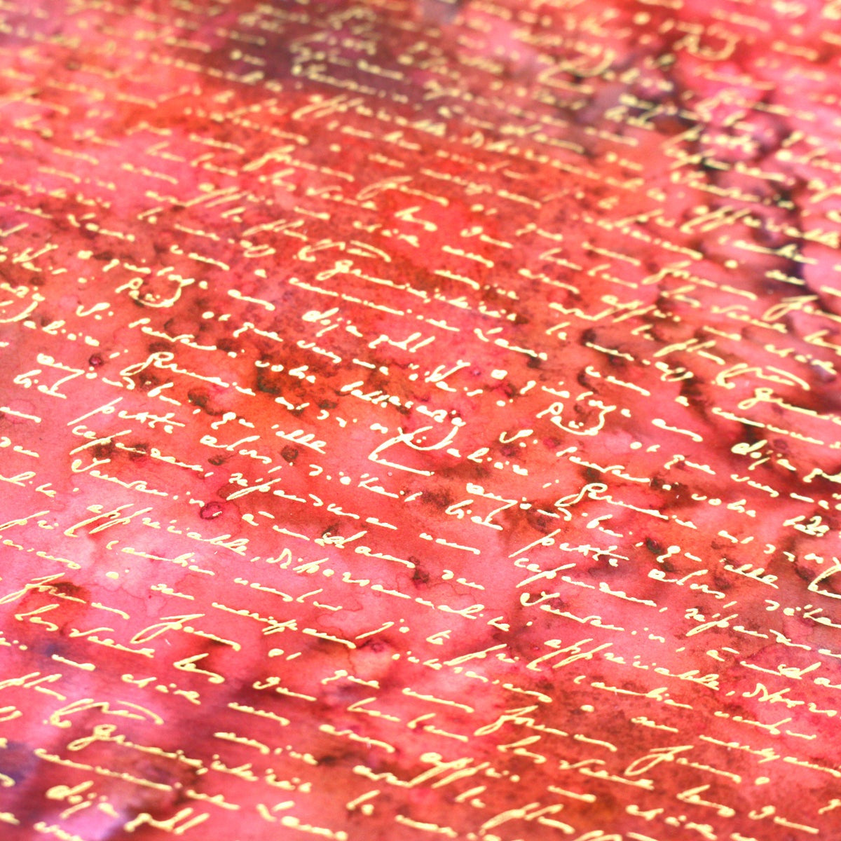 Cosmic Shimmer Gilded to Grunge Damask & Script Cardstock