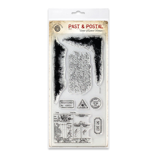 Cosmic Shimmer Past & Postal, DL Stamp Set