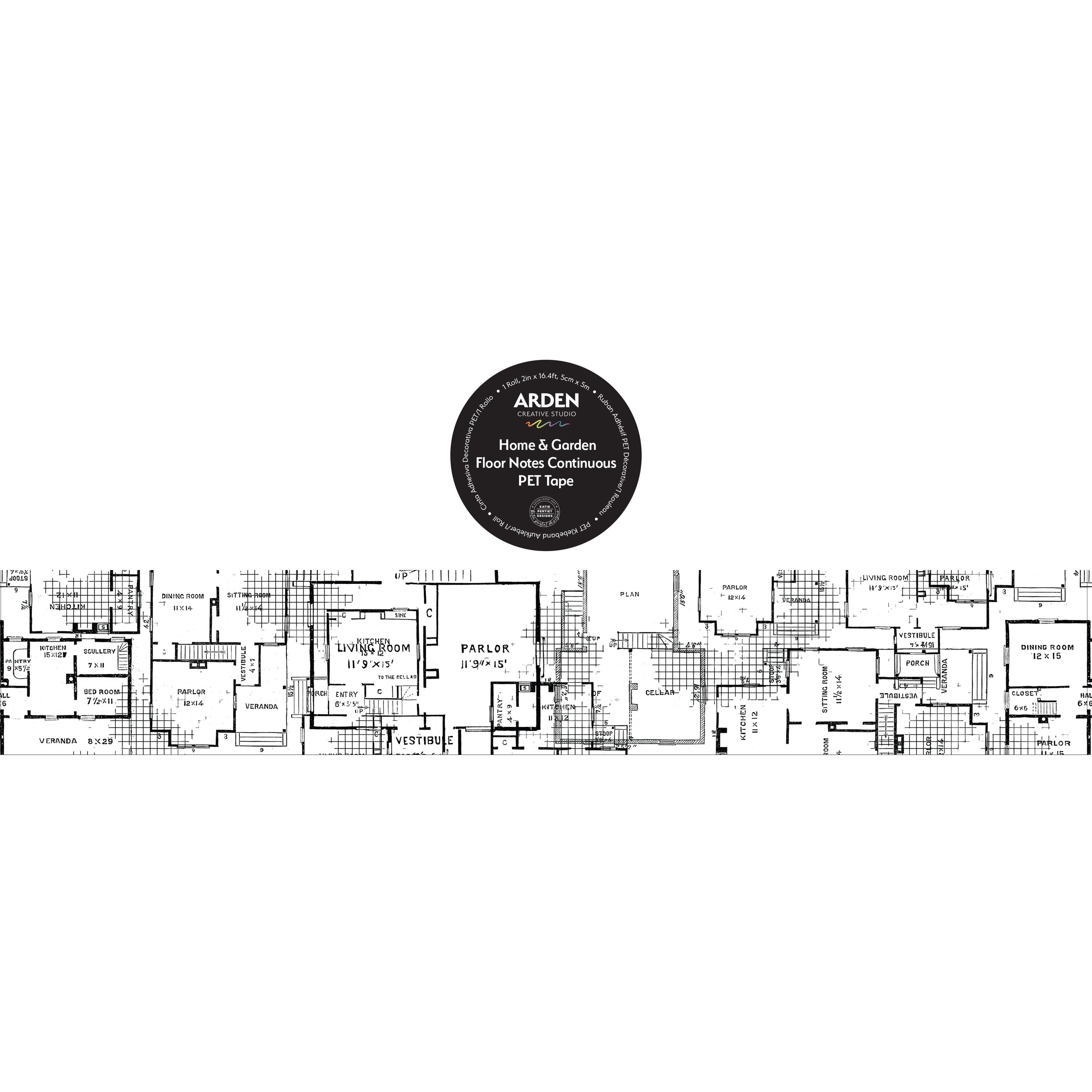 Arden Creative Studio Home & Garden Floor Notes Continuous PET Tape