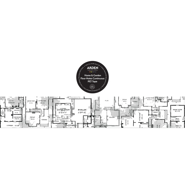 Arden Creative Studio Home & Garden Floor Notes Continuous PET Tape