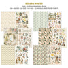 Golden Winter Junk Journal & Ephemera Book A4 32/Pkg