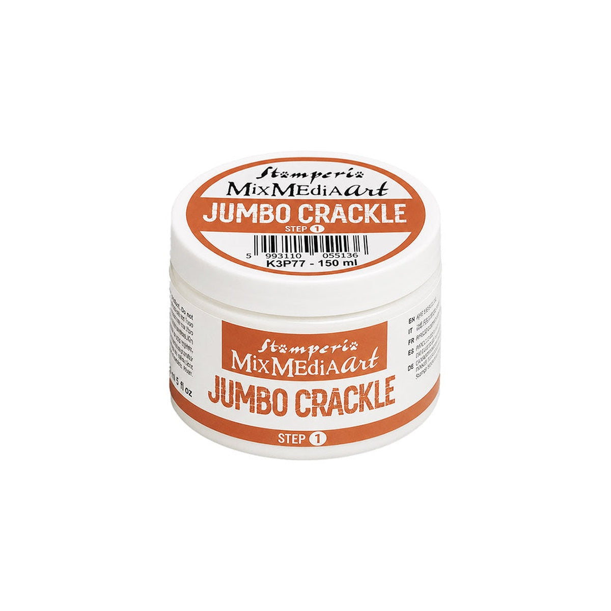 Jumbo Crackle Transparent Step 1 ml 150