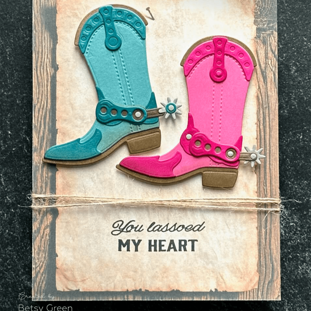 Saddle Up 6x8 Clear Stamp Set