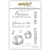 Naughty List 3" x 4" Clear Stamp Set | Vintage Gift Card Box Add-On {Retired}