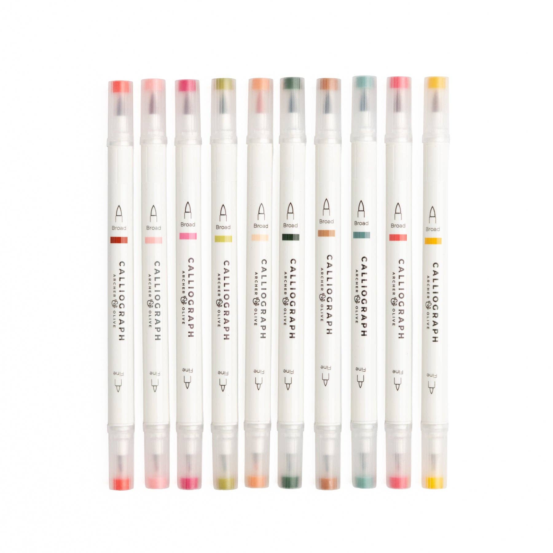 Meadow & Vine Set of 10 Calliograph Pens
