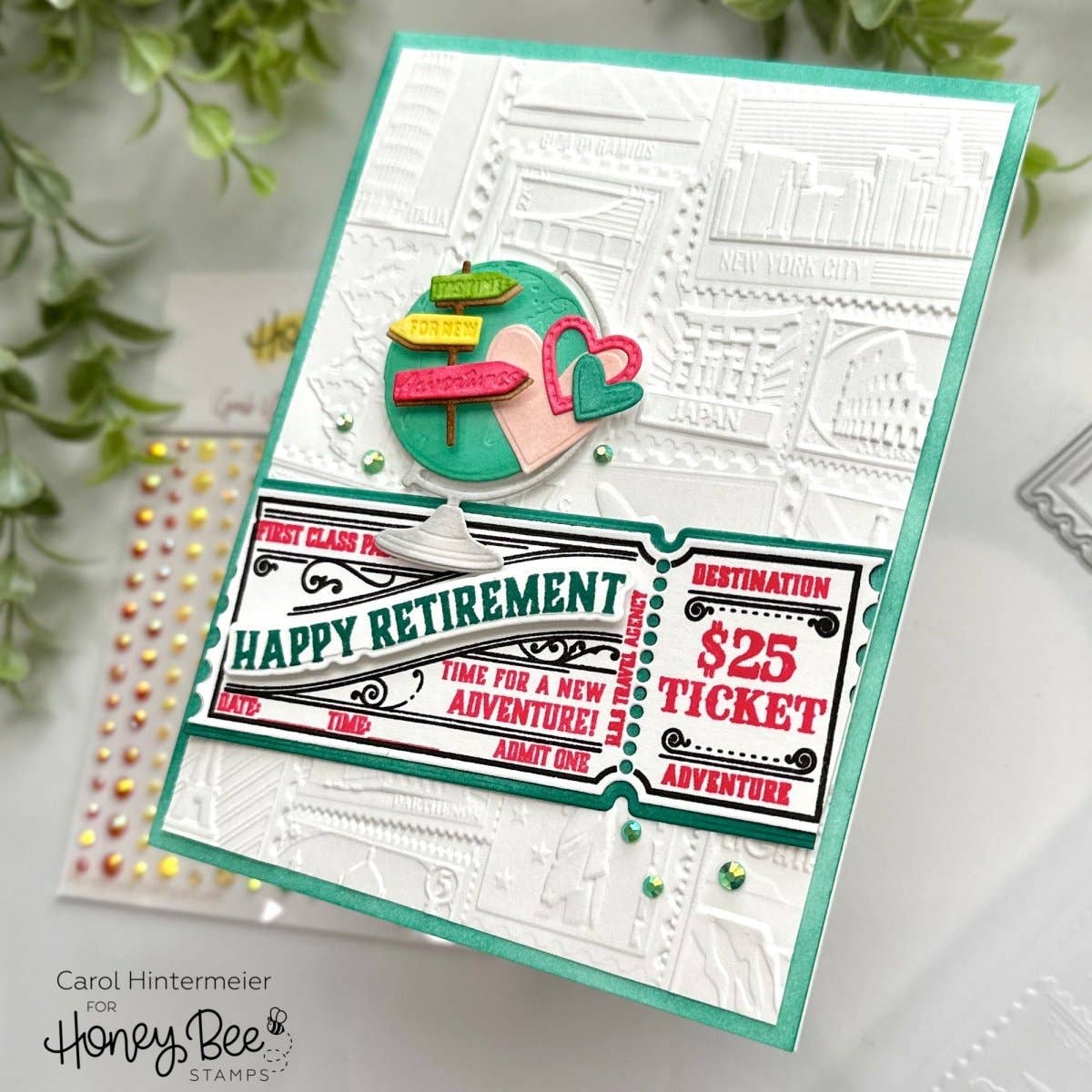 Ticket To Ride 6x8 Clear Stamp Set