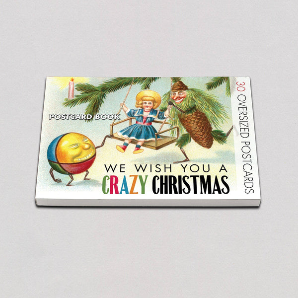 We Wish You a Crazy Christmas Postcard Book