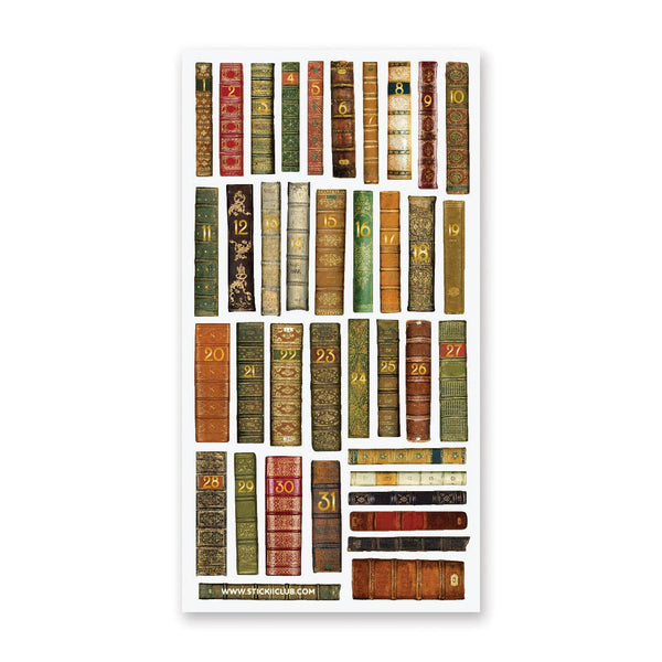 Gilded Books Sticker Sheet | @astralrequin