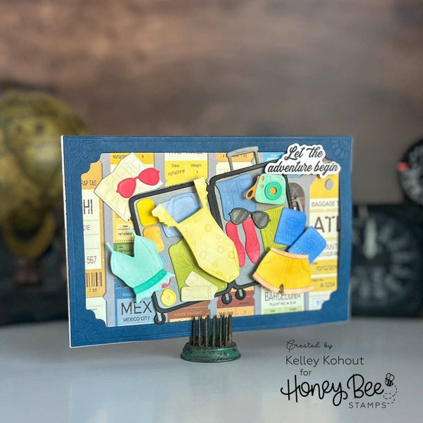 Packed Suitcase Lovely Layers Die Set {Retired}