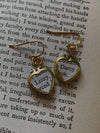 Lizzy & Darcy Heart Locket Earrings