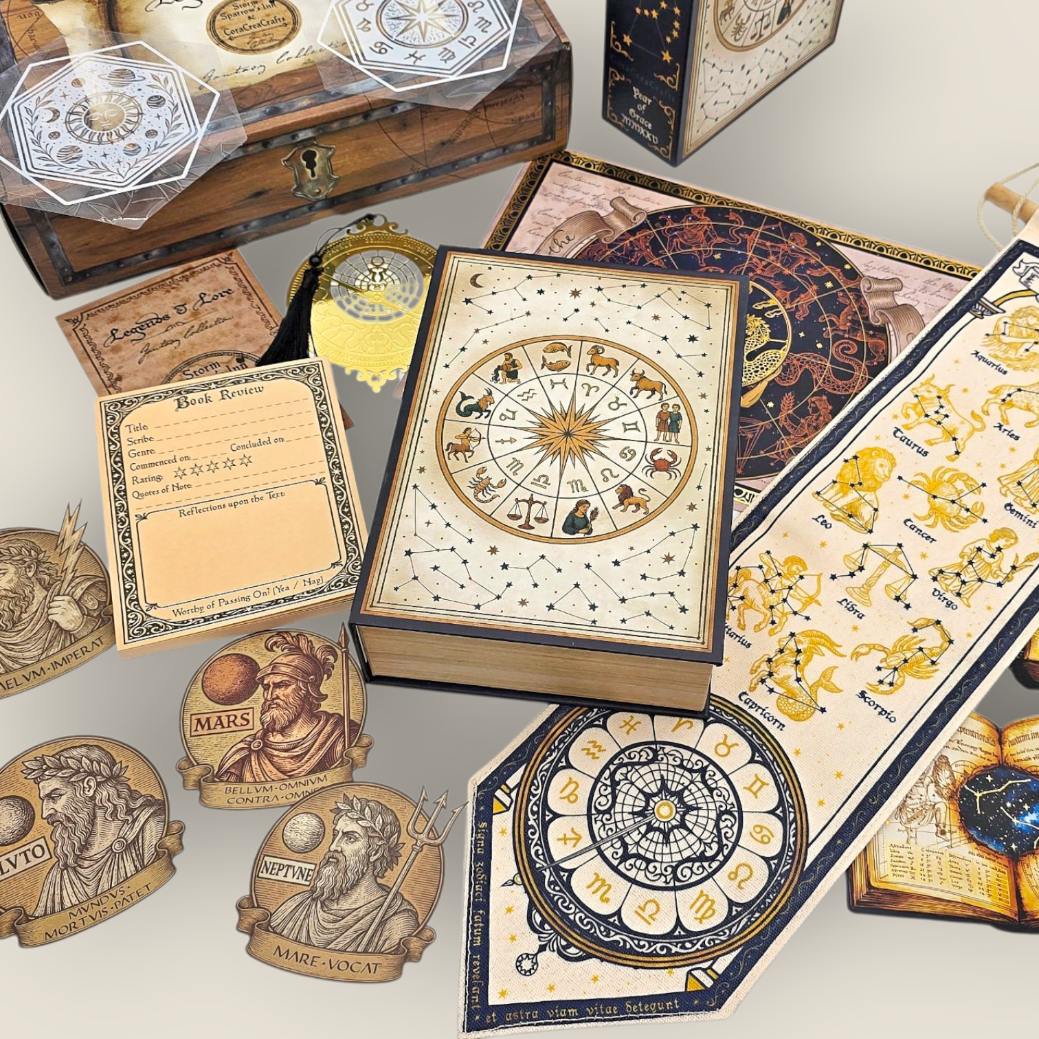 {coming soon!} Legends & Lore: An Astronomer's Legacy Stationery & Craft Box