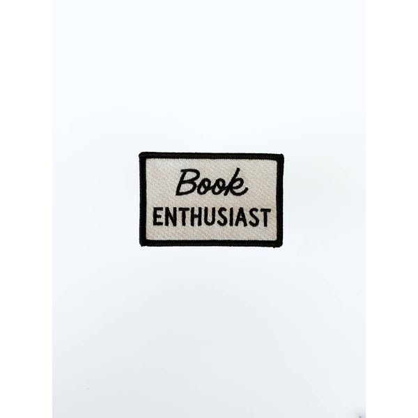 Book Enthusiast Embroidered Iron On Patch