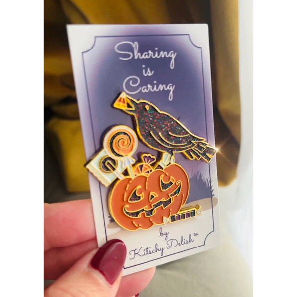 Sharing is Caring Soft Enamel Pin