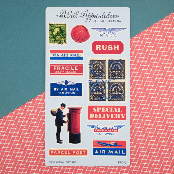 Postal Ephemera Sticker Sheet