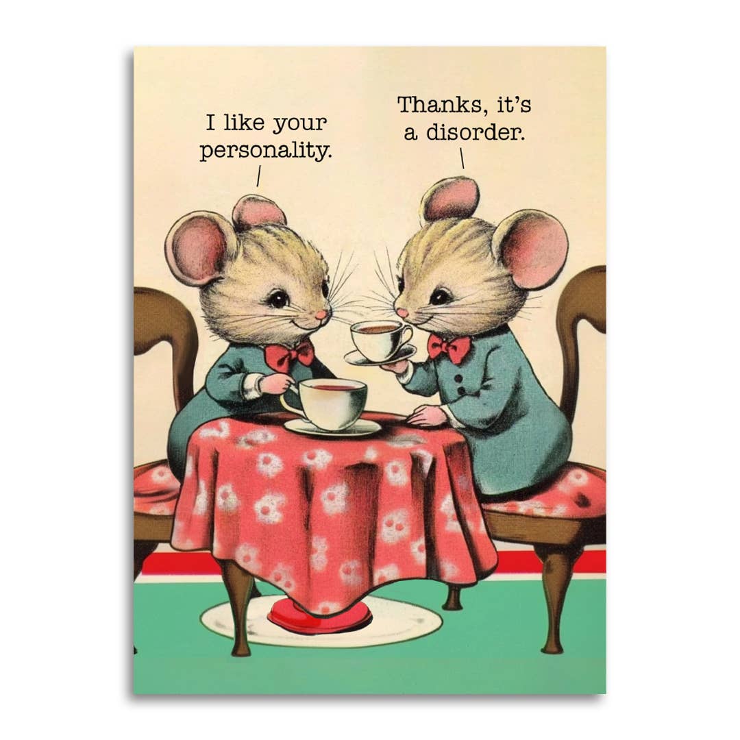 Personality Disorder Greeting Card