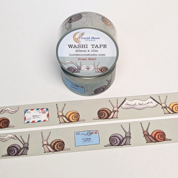 Snail Mail Washi Tape