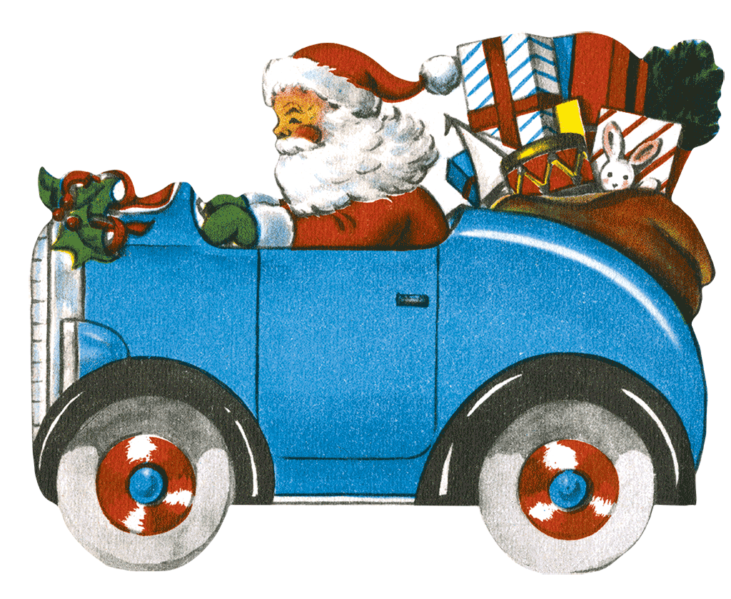 Merry Christmas Die Cut Greeting Card Packet