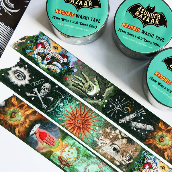 Masonic Art PET Washi Tape