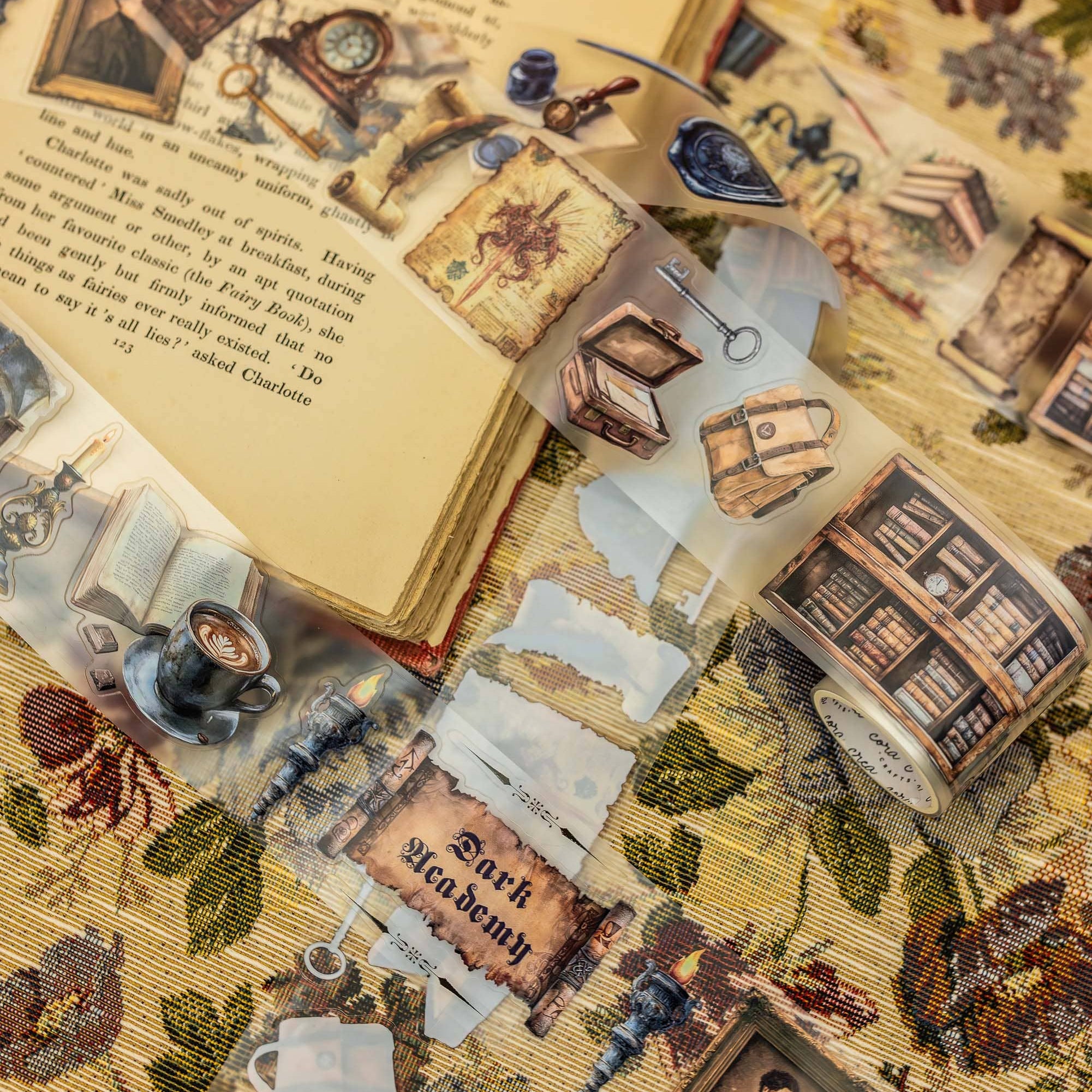 {coming soon!} Libraries Kiss-Cut Transparent Tape