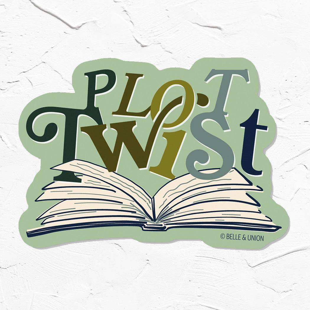 Plot Twist Bookish Vinyl Sticker