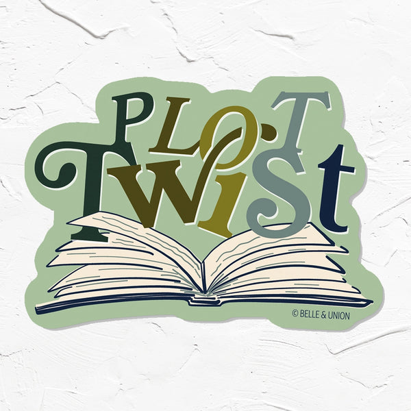 Plot Twist Bookish Vinyl Sticker