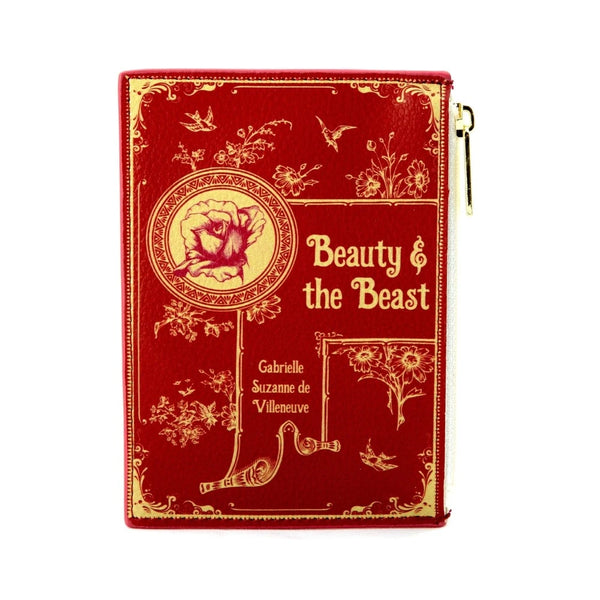 Beauty and The Beast Book Art Coin Purse