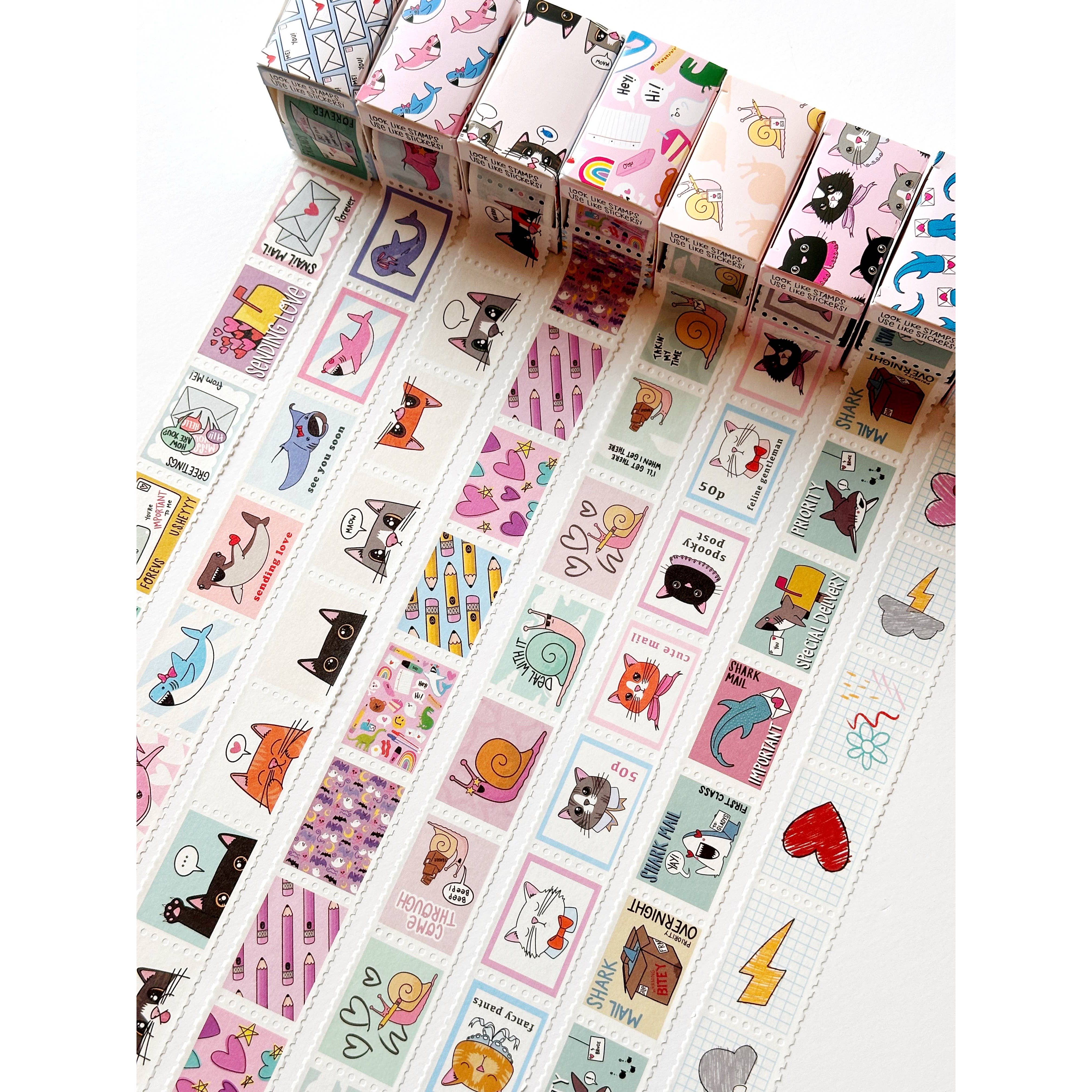 Ernie The Snail Faux-stage Stamp Washi