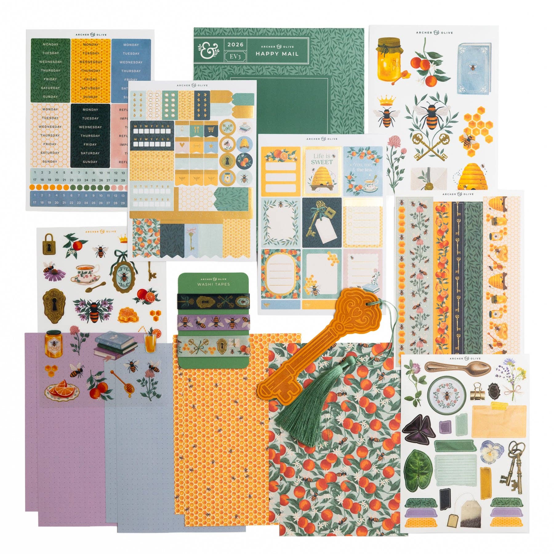 Keeper of Bees Themed Stationery Kit