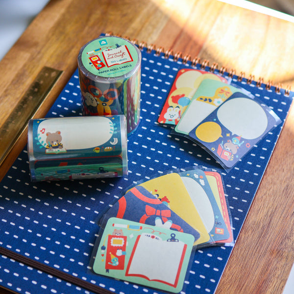 Journal and Craft Paper Roll Labels
