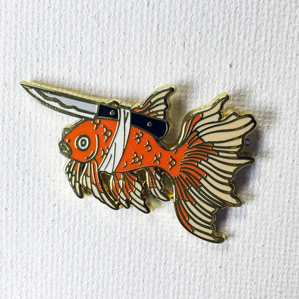 Sword Fish Enamel Pin