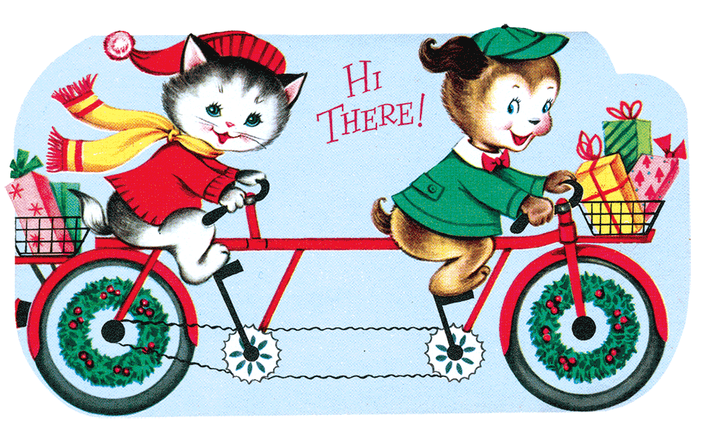 Merry Christmas Die Cut Greeting Card Packet