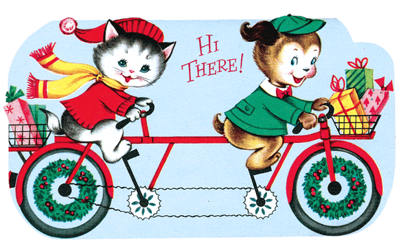 Merry Christmas Die Cut Greeting Card Packet