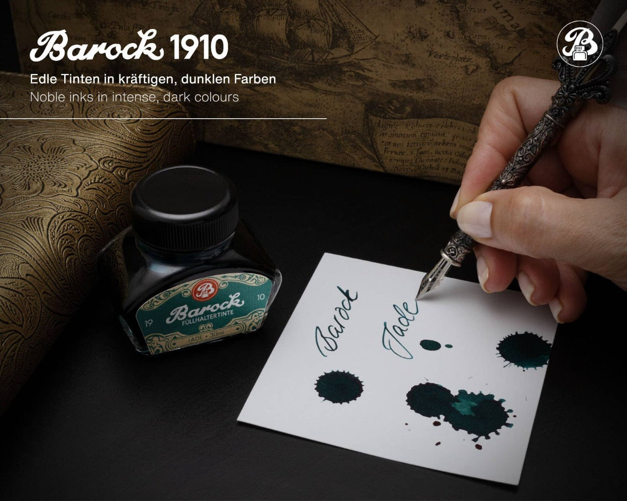 Jade Fountain Pen Ink | Baroque 1910