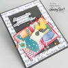 Plane Awesome 6" x 6" Clear Stamp Set