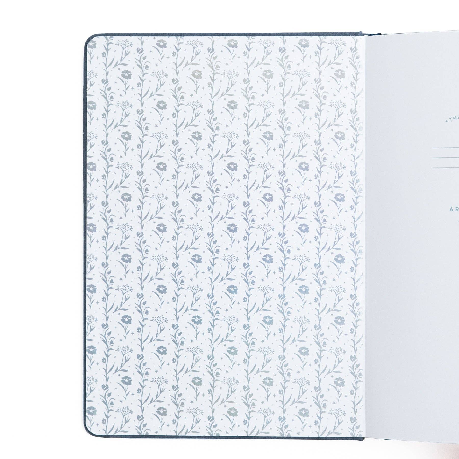 Moonlit Garden A5 Kraft Dot Grid Notebook