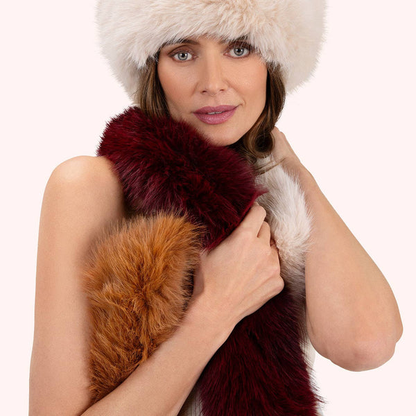 Elsa Damson/Mocca/Cream 3-Tone Scarf {Black Friday Deal}