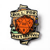 Roll For Initiative D20 Dice Deluxe Pin