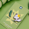 Calico and Cucumber Enamel Pin Set