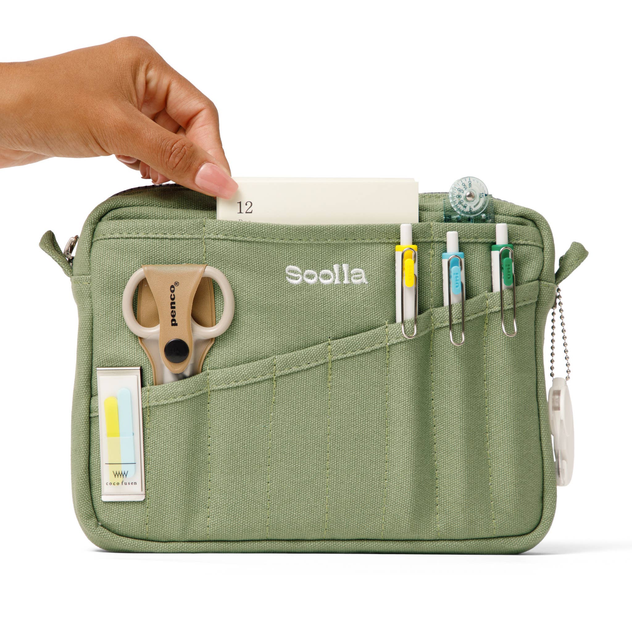 Desert Rose 20-Pocket Stationery/Artist Pouch