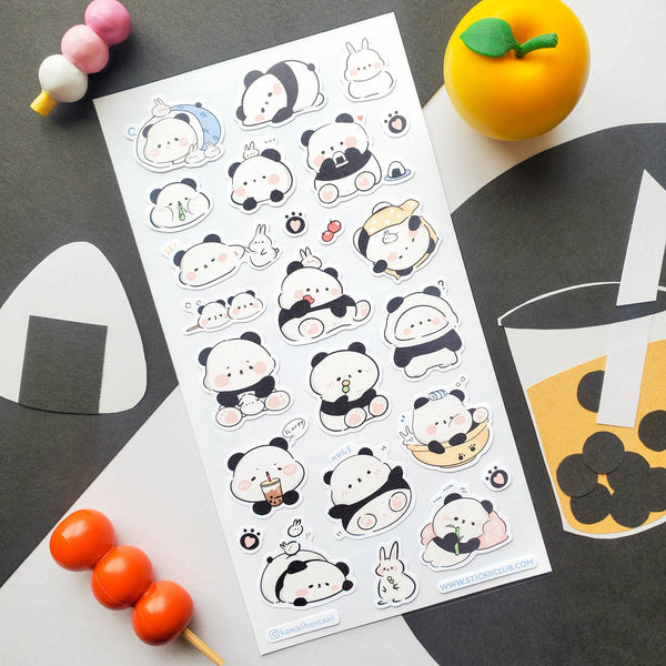 Panda & Bun Pals Sticker Sheet