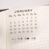 2026 Mini Monthly Calendar Sticker Sheet 2pk